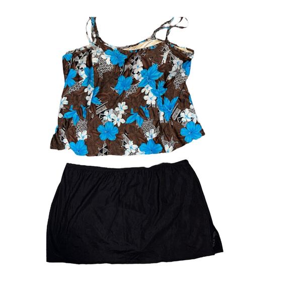 NWOT womans plus size tankini swim suit sz 26w - Picture 1 of 1